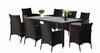 SETS DE MOBILIER PENTRU GRADINĂ / 8 SCAUNE + MASĂ MARE / MARO + BEJ *3654