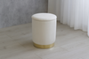 ROUND POUF 28 X 42 CM CREAM