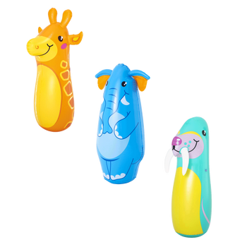 SAC DUBLAȚI PENTRU ANTRENAMENT PENTRU COPII MIX GIRAFA / ELEFANT / MORS *3945