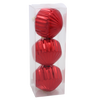 KPL. 3 BOMBEK 8 CM RED / GOLD / SILVER *3818