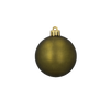 SET OF 10 BAUBLES 6 CM OLIVE/COPPER/GRAPHITE