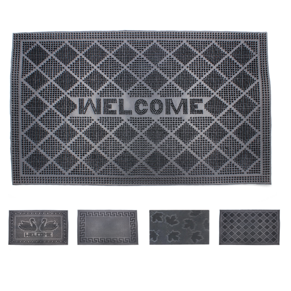 RECTANGULAR RUBBER DOORMAT 40X60