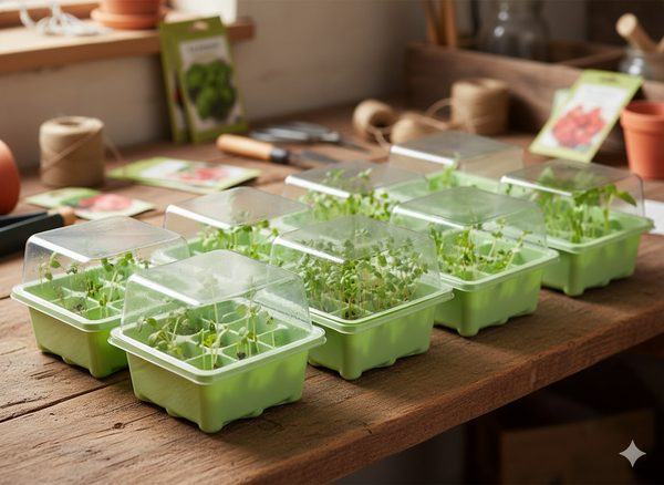 MINI GREENHOUSE FOR GERMINATION 9 CELLS