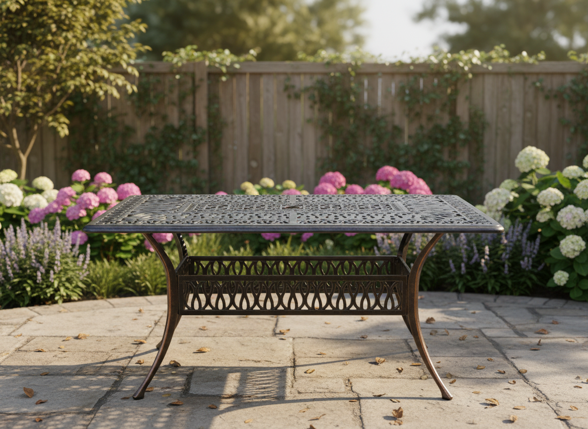 STÓŁ ALUMINIOWY "HASTINGS" ANTYCZNY BRĄZ 150 x 90 x 73 CM *4089 pol_pl_STOL-ALUMINIOWY-HASTINGS-ANTYCZNY-BRAZ-150-x-90-x-73-CM-4089-9170_5