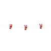 LED LIGHT CHAIN - SANTA CLAUSES 20 L BATTERY-POWERED