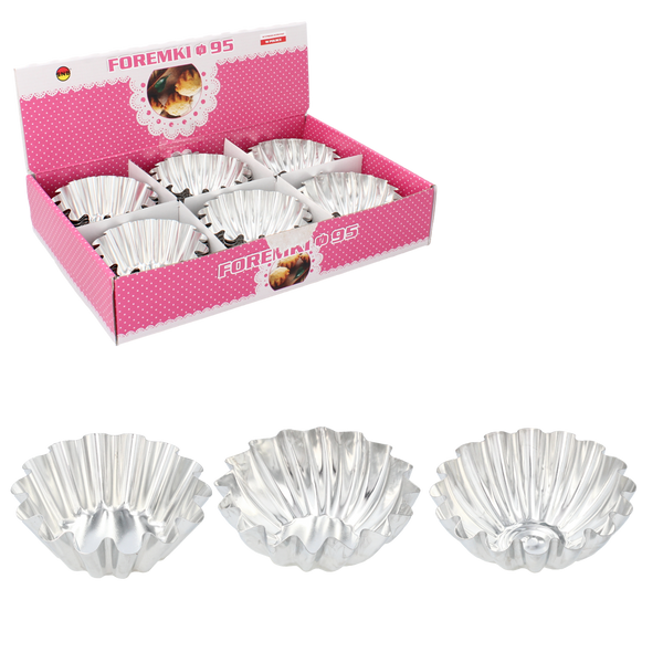 FORMA BABKA FI 9,5CM 1 KS MIX VZOROV DISP=36KS*3603