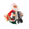 SANTA CLAUS WITH ACCORDION - PLAYING LED 25,5 CM