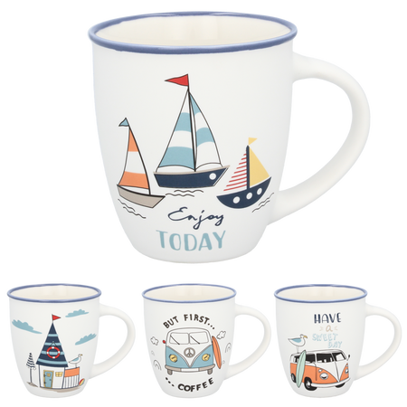 Porcelánový hrnek 370ml VOYAGE balení=12ks *5213