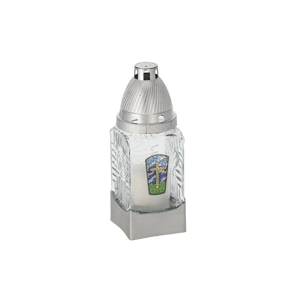 ZNICZ 20,5CM/16H 418MKWI/S SREBRNY OPAK=*0779