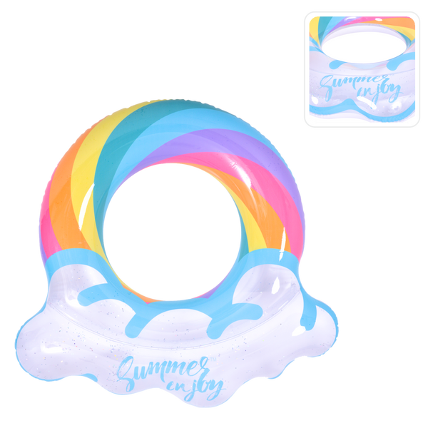 Glitter Rainbow Ring 42"*40.5"