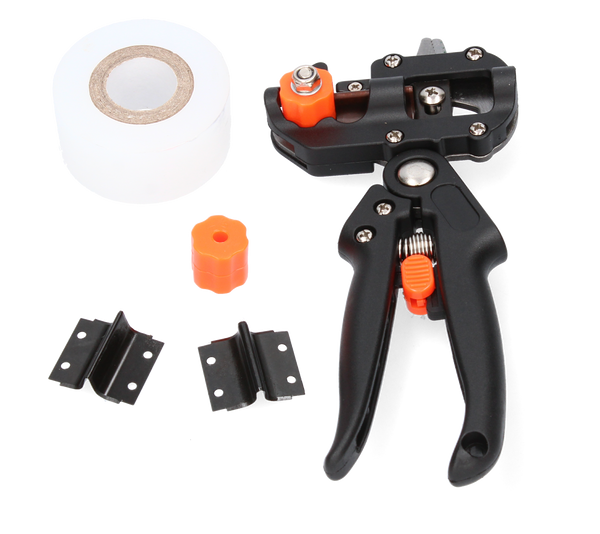 SCISSOR PRUNING SHEARS FOR GRAFTING BRANCHES WITH TAPE