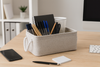 ORGANIZATOR RECTANGULAR 22 x 32 x 14 CM BEIGE DIMENSIUNE S *4762