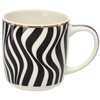 KUBEK PORCELANOWY 380 ML GEMIS ZE ZŁOTYM WZOREM opak=12szt *7949