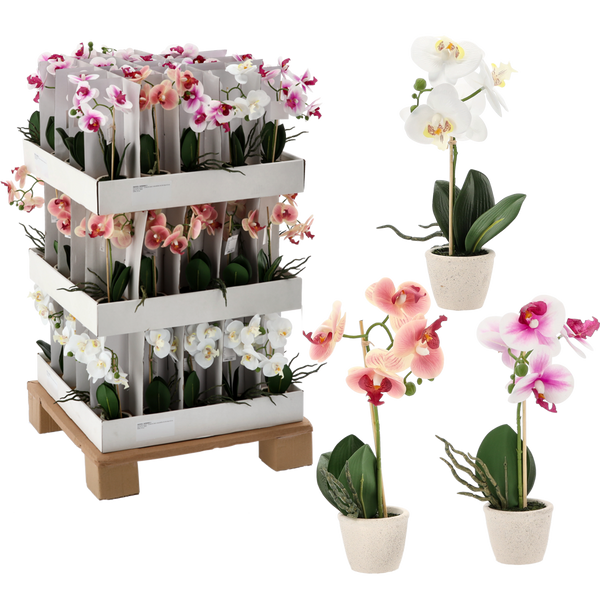 SZTUCZNY KWIAT - STORCZYK MIX 3 KOLORÓW 30 CM opak=25 szt pal=75 szt *4849