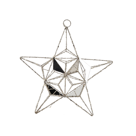 CHRISTMAS DECORATION - LED STAR 30 CM GEOMETRIC