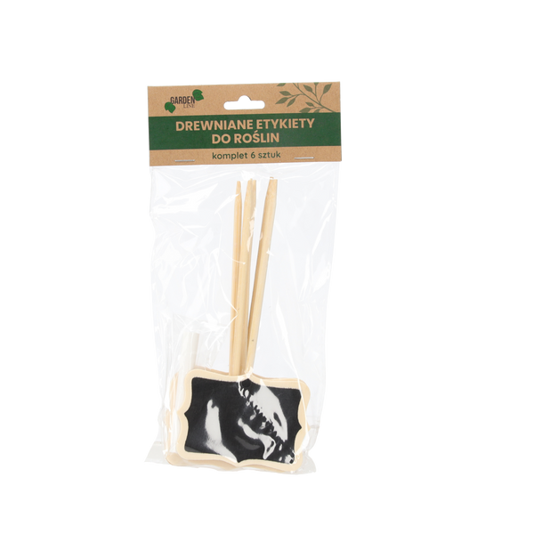 6PCS SET WOOD PLANT STAKE