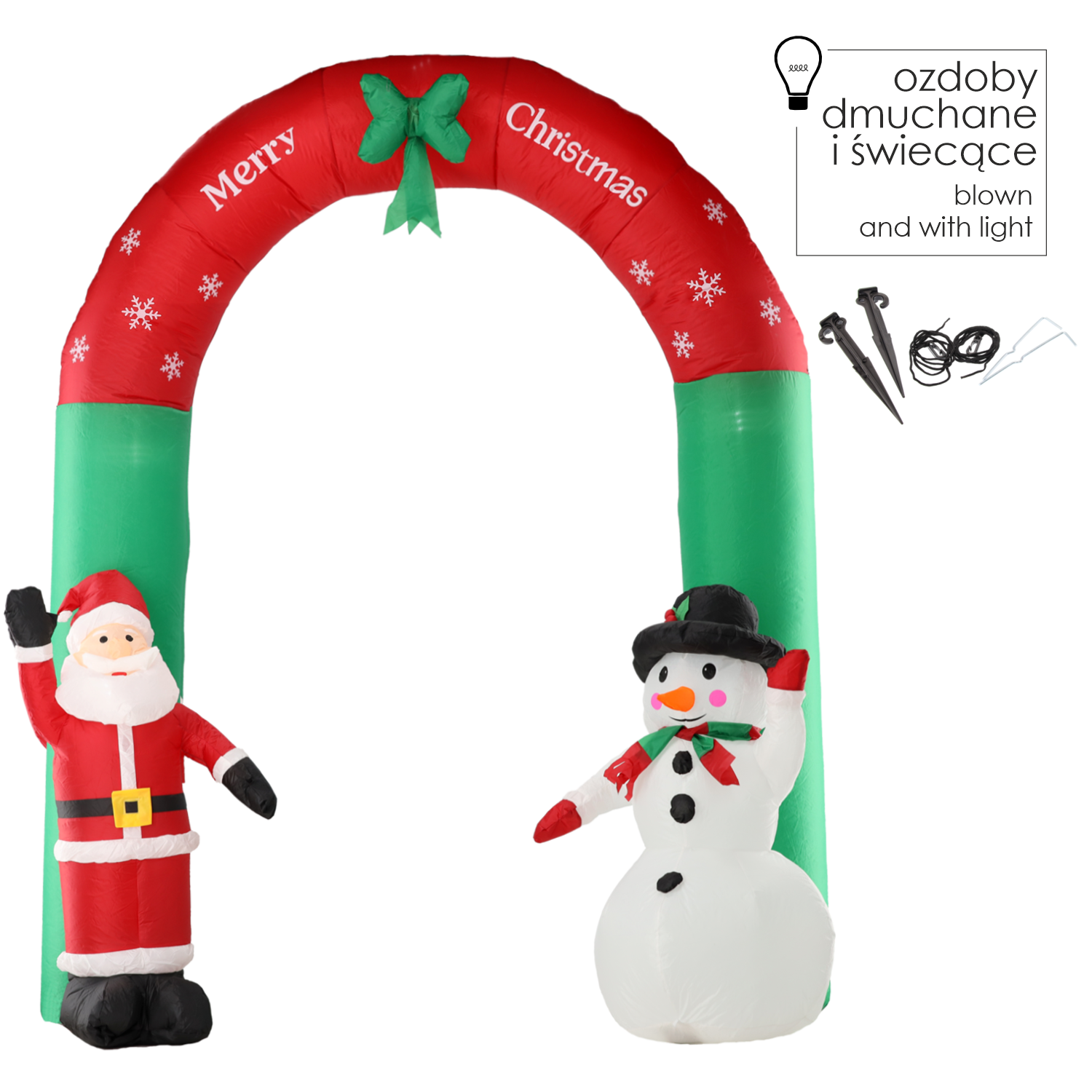 DMUCHANY ŁUK Z MIKOŁAJEM I BAŁWANEM LED 240 CM *0448 pol_pl_DMUCHANY-LUK-Z-MIKOLAJEM-I-BALWANEM-LED-240-CM-0448-7993_1