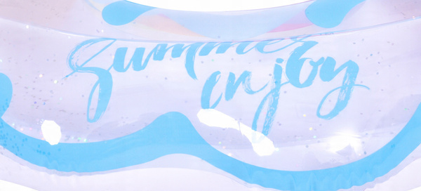 Glitter Rainbow Ring 42"*40.5"