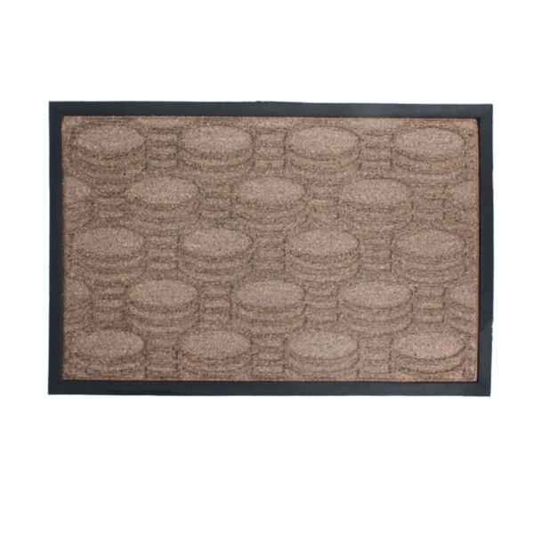 COVOR RECTANGULAR DIN GUMĂ + PP 40x60 MIX DE CULORI *7605