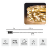 LAMPKI LED DRUCIKI NA SZPULI 500L CIEPŁY BIAŁY, DŁ. 3 + 50 M *8523