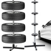 TIRE RACK CAPACITIES UP TO 100 KG - 45 x 45 x 105 CM
