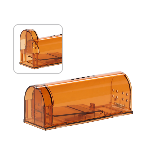 PUŁAPKA NA MYSZY / SZCZURY – ŻYWOŁAPKA 17 x 6,2 x 6,4 CM opak=2szt *4330