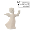 FIGURKA ANJEL HVIEZDIČKA LED VÝŠ. 16,8 CM bal=4ks *3638