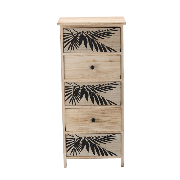 KOMODA Z 5 SZUFLADAMI ZOFIA 40 x 29 x 90 CM *2718