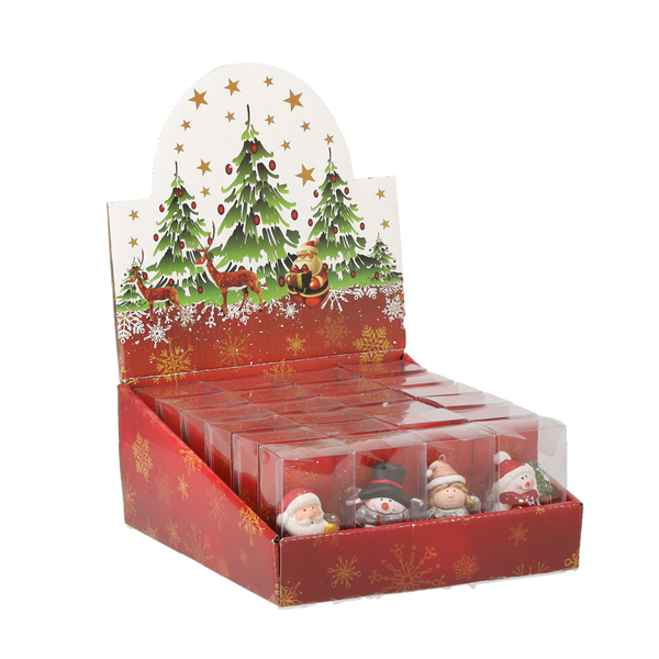 FIGURKA BOŽONÁR. – MIKULÁŠ / SNEHULIAK / ANJELOV 4 x 3 x 6 CM balenie=24 ks *5098