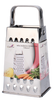 STAINLESS STEEL 4-SIDED GRATER TOLA H: 17,5 CM PACK=12PCS (FUS60)
