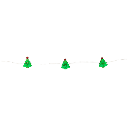 LED LIGHT CHAIN - CHRISTMAS TREES 20 L BATTERY-POWERED