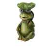 GARDEN FIGURINE – FROG FEEDER WITH GLOWING EYES 21,5 X 20 X 35,5 CM LED