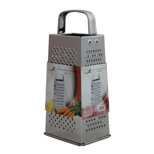 STAINLESS STEEL 4-SIDED GRATER TOLA H: 23,5 CM PACK=12PCS
