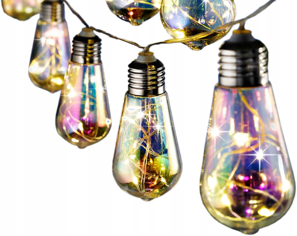 Ghirlandă solară de grădină lungime 2 + 3,8 m Felisi 20 LED opal alb rece *3569