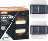 SET OF 2 SOLAR LAMPS - TICKET 9 X 9 X 2.3 CM ARRAS LED COLOR WHITE
