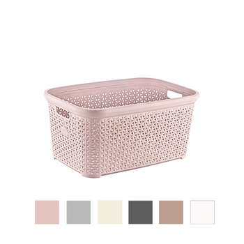 Obdĺžnikový kôš na pranie RATTAN 35L