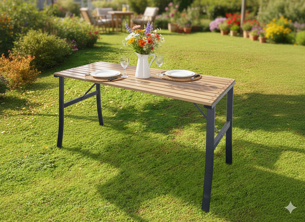 STÓŁ OGRODOWY 120 X 60 X 71 CM