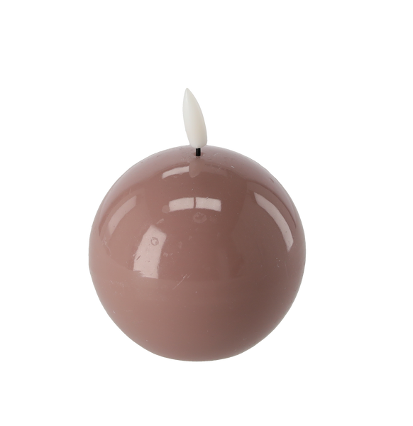 CANDLE DIN WAX LED - BOL 8,5 x 8,5 CM MIX CULOARE *9317