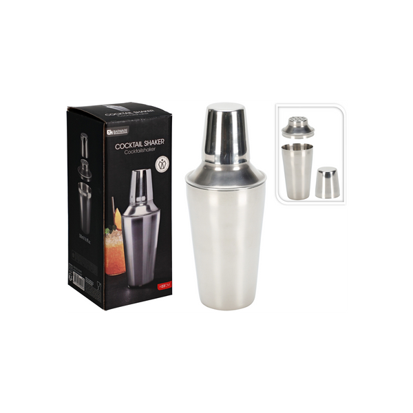 STAINLESS STEEL COCKTAIL SHAKER 500ML