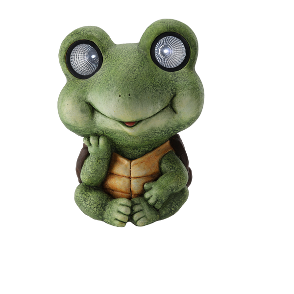GARDEN FIGURINE - TURTLE WITH GLOWING EYES 27 x 21 x 36 CM LED