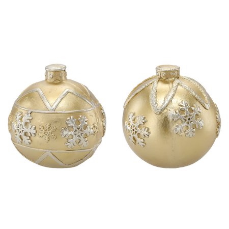 CHRISTMAS DECORATION – GOLD BAUBLE