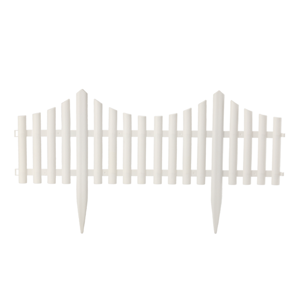 SET OF 4 GARDEN FENCE PANELS 60.5 x 32.5 CM
