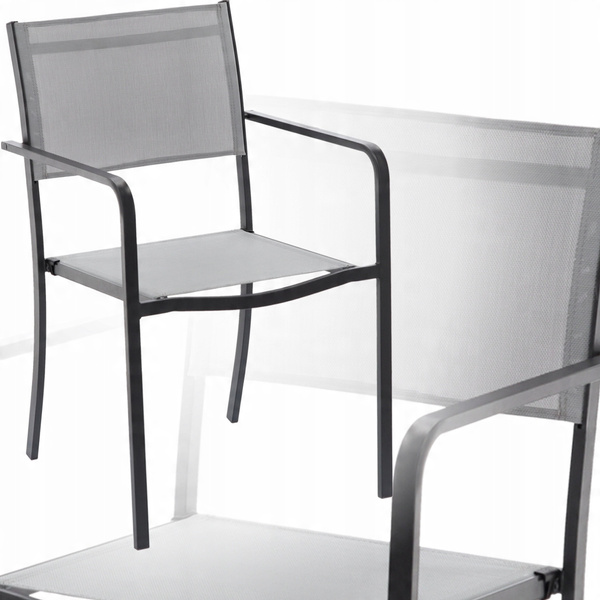 GARDEN CHAIR GREY 54X55X86CM