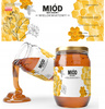 SADA 100 NÁLEPKY KVETOVÝ MED NEKTÁR 154 x 60 MM *8160