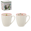 PORCELAIN MUG 400 ML, ASSORTED CHRISTMAS DESIGNS
