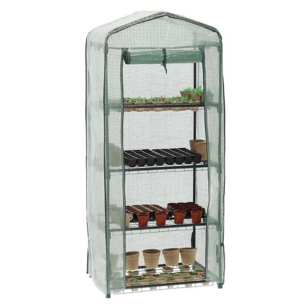 SZKLARNIA OGRODOWA Z CZTEREMA PÓŁKAMI 69 X 49 X H160cm