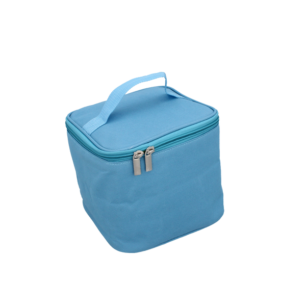 TORBA TERMICZNA 17 x 17 x 15 CM 4L KUFEREK NIEBIESKA Z DWOMA WKŁADAMI CHŁODZĄCYMI *9301