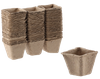 SET OF 72 PEAT POTS 6 X 6 X 5 CM