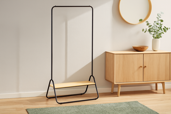 WIESZAK STOJĄCY Z 1 PÓŁKĄ 80 x 44,5 x 146 CM *1180