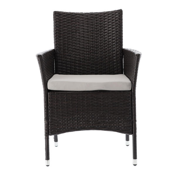 SETS DE MOBILIER PENTRU GRADINĂ / 8 SCAUNE + MASĂ MARE / MARO + BEJ *3654